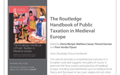 Publicació Llibre The Routledge Handbook of Public Taxation in Medieval Europe (Routledge, 2022)