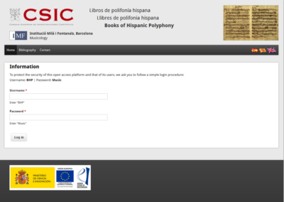 Books of Hispanic Polyphony IMF-CSIC (BHP)