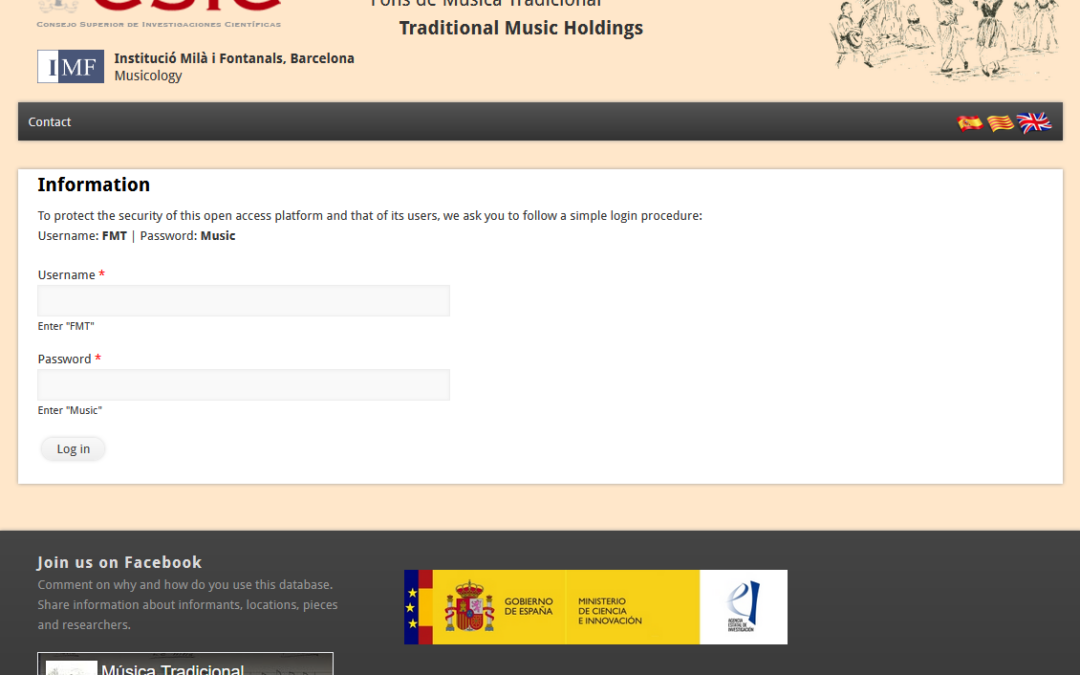 Fondo de Música Tradicional IMF-CSIC (FMT)