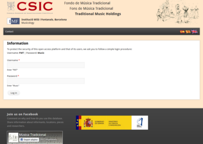 Fondo de Música Tradicional IMF-CSIC (FMT)