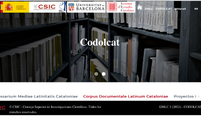 CODOLCAT(3). Ampliación y desarrollo de la base de datos Corpus Documentale Latinum Cataloniae