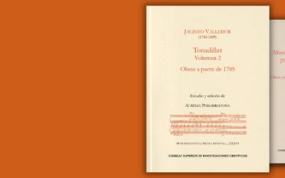 Un nuevo volumen de «Monumentos de la Música Española» completa la edición integral de las veinticuatro tonadillas de Jacinto Valledor (1744-1809) conservadas con música