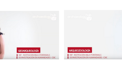 Aroa García Suárez i Sílvia Valenzuela Lamas a les vídeo-càpsules d’ArchaeologyHub