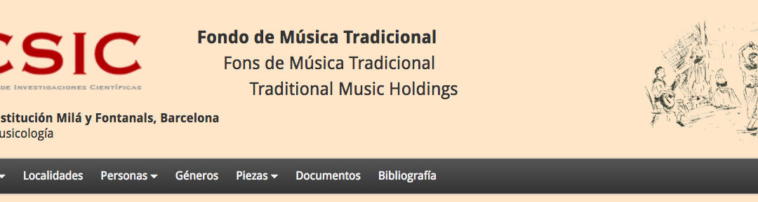 Desarrollo digital del Fondo de Música Tradicional IMF-CSIC