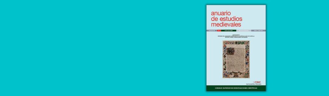 Nueva publicación: Anuario de Estudios Medievales, 54/1 (2024)
